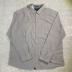 Stylish Gray Men's Button-Down Shirt XXL-Tall NWT